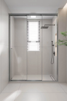 Душевая дверь раздвижная 1100x2000 цвет профиля хром стекло прозрачное PR3/R-110-01-CH-C4 Premium Veconi