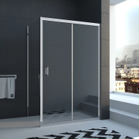 Душевой угол раздвижной прямоугольный и квадратный RV046-18090PR-01-19C1 1800х900х1850 профиль Хром стекло Прозрачное Veconi
