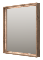 Dallas - 70 Зеркало свет ДСП (Дуб Галифакс) DAL-02070-074 Brevita