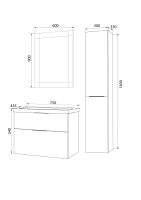 Пенал Idalgo 30П 2д. Blue marble R