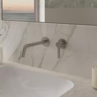 Смеситель для раковины встраиваемый однорычажный VBFW-1VL1BN  брашированный никель  Vincea