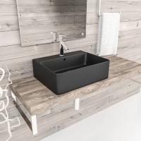 Раковина накладная ESBANO CIRCON-52 черная матовая