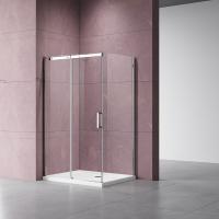 Душевой уголок квадратный/прямоугольный VSR-4D1013CL 1300x1000x2000 профиль хром стекло прозрачное VINCEA