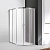 Душевой уголок,ассиметричный MOLVENO-RH-2-120/100-P-Cr 1200x1000x1900 Cezares