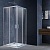 Душевой уголок, квадратный VSS-3AL900CL 900x900x1900 профиль хром стекло прозрачное VINCEA