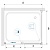 Душевой уголок RGW PA-76 (PA-016 + Z-050-2) прямоугольный  140* 70*195 35087647-11 профиль Хром стекло Прозрачное 6 мм RGW